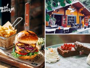 2-gangendiner in de natuur bij Putten