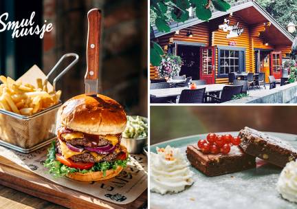 2-gangendiner in de natuur bij Putten