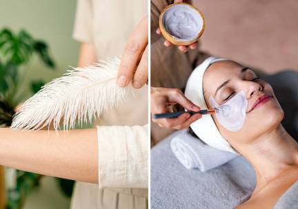 Kriebelmassage (40 min) of gezichtsbehandeling (45, 60 of 75 min)
