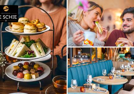 High tea (2,5 uur) + glas bubbels bij Brasserie De Schie