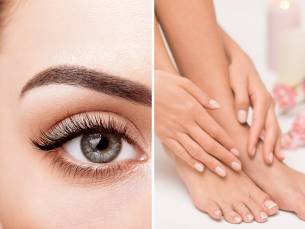 Voet-, BIAB--, wimper- of wenkbrauwbehandeling