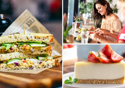 2-gangen keuzelunch vlak bij het strand van Noordwijk