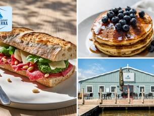 2- of 3-gangenlunch aan de haven bij Havenrestaurant Nauerna