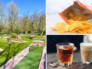 18 holes minigolf + snack + drankje bij Minigolf Almere
