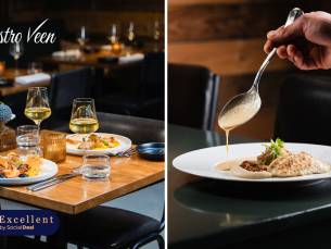 2- of 3-gangenlunch of -diner van de chef + evt. aperitief, wijnarrangement en meer