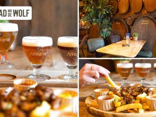 Bierproeverij bij CafÃ© Aad de Wolf