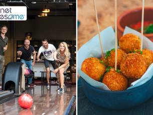 Bowlen (55 min) evt. + 12 bitterballen in hartje Nijmegen