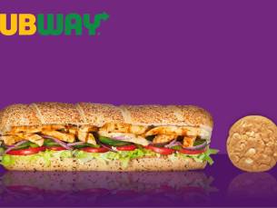 Broodje (30 cm) + cookie van Subway