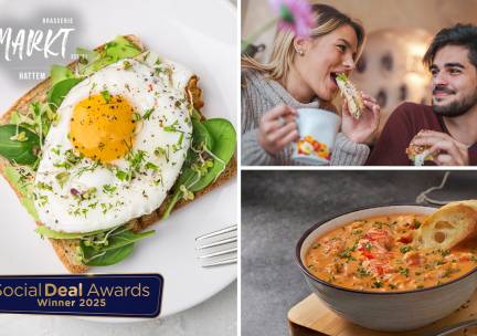 2-gangenlunch Ã  la carte bij Brasserie De Markt Hattem