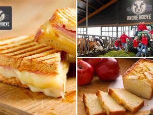 Huisgemaakte boerencake of tosti naar keuze + drankje naar keuze