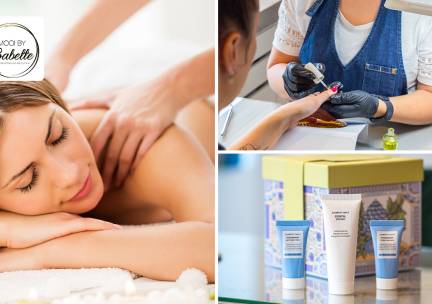 Massage (30 min) OF manicurebehandeling + gellak (45 min) OF gezichtsbehandeling (60 min)