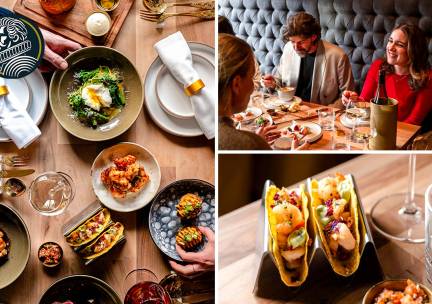 2 of 3-gangen shared dining-diner (6 gerechten)