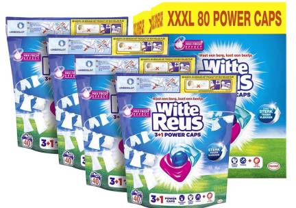 PACK Witte Reus Power Pods Wascapsules - 80+80 GRATIS! ...