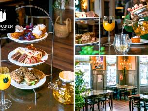 High tea + verse jus d'orange of glas bubbels bij Het Wapen van Tilburg