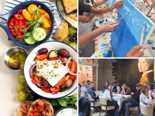 Workshop naar keuze (3 uur) + Mediterrane hapjes + onbeperkt drankjes