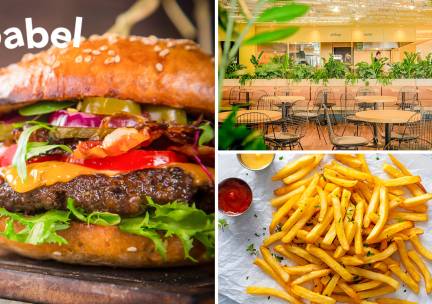 Burger + friet + evt. ijsje bij Restaurant Babel in hartje Amsterdam