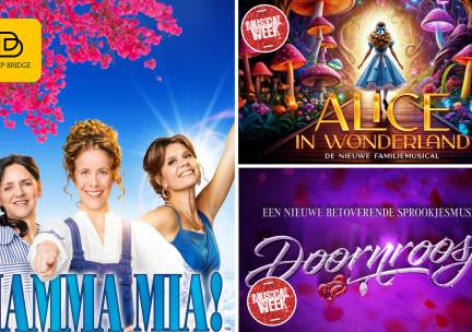 voor de musical Doornroosje, MAMMA MIA! of Alice in Wonderland