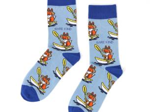 Save the Sport Fox Bamboo Socks | UK Adult 4-7