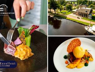 3-gangenlunch of -diner van de chef + amuse bij Restaurant de Sluiswachter