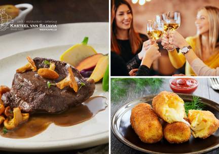 4-gangen tapasdiner bij CafÃ© Restaurant Kasteel van Batavia