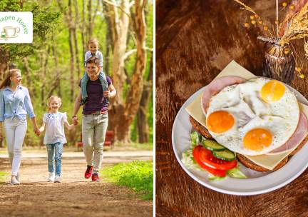 2-gangen keuzelunch + evt. wandel- of fietsarrangement bij De Knapenhoeve