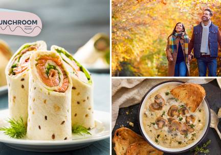 2-gangen keuzelunch + evt. wandelarrangement