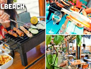 Barbecuediner aan zee bij Solbeach in Scheveningen