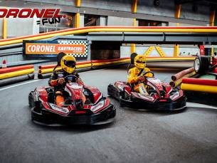 1 of 2 heat(s) karten bij Coronel Kartracing