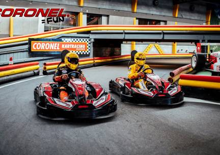 1 of 2 heat(s) karten bij Coronel Kartracing