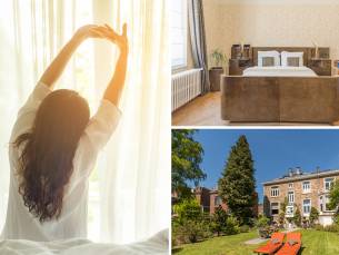 Overnachting voor 2 personen + ontbijt + late check-out in Stavelot