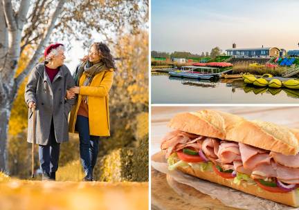Wandelarrangement + 2-gangenlunch bij Panorama Paviljoen