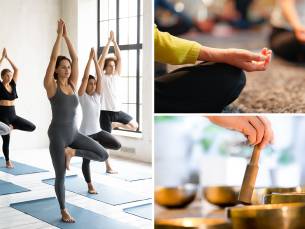 Yoga, klanksessie en/of begeleide meditatie (60 min)