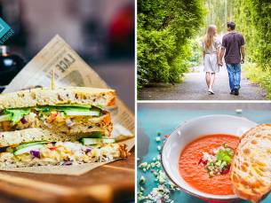 Wandelarrangement + gebak + warme drank en/of 2-gangenlunch