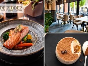 3-gangendiner Ã  la carte bij Brasserie De Ridder