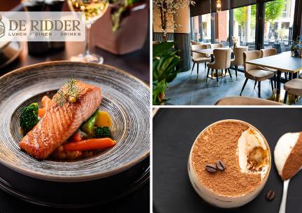 3-gangendiner Ã  la carte bij Brasserie De Ridder
