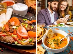 Arabische 2- of 3-gangenlunch of -diner