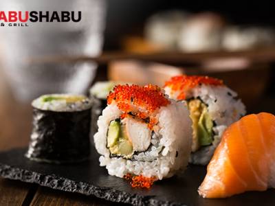 Afhalen: sushibox (24 of 40 stuks) bij Shabu in Ede
