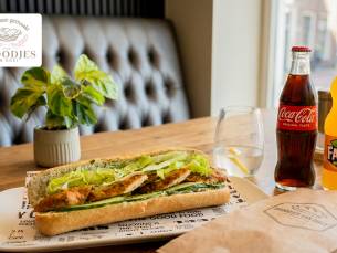 Pistolet + drankje naar keuze voor afhaal