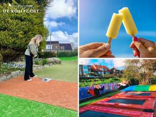 Entree De Rollygolf + trampolines + ijsje