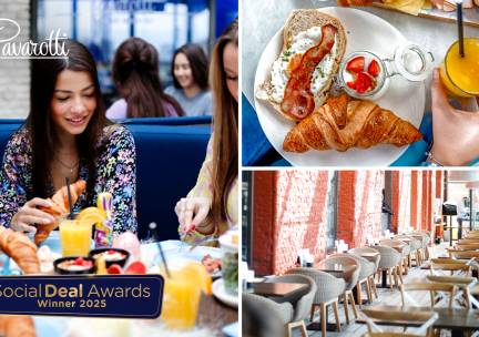 Ontbijt naar keuze bij Pavarotti aan het strand van Kijkduin