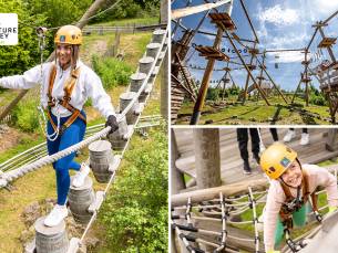 Entree voor klimpark Adventure Valley + evt. 5 ritjes Alpine Coaster Rodelbaan