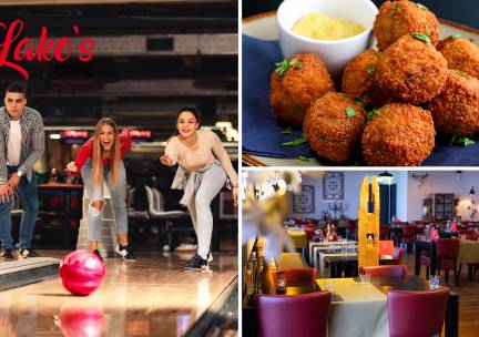 1 uur bowlen (2 tot 6 pers.) + bittergarnituur (12 stuks)