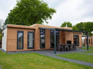 Luxe 6-persoons chalet met sauna en gashaard in voorthuizen
