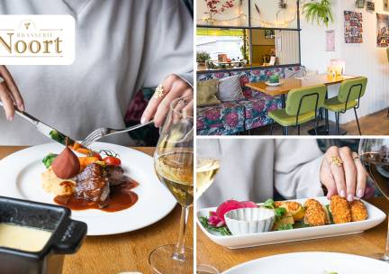 3-gangendiner à la carte bij Brasserie Noort