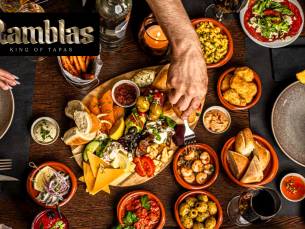 All-You-Can-Eat tapas (2,5 uur) + nagerecht bij Ramblas in hartje Arnhem
