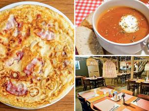 Pannenkoek met topping(s) + drankje naar keuze of 2-gangenlunch bij De Veldkamp