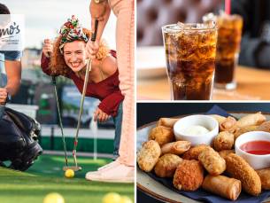 3-gangen keuzediner + evt. minigolf (60 min)