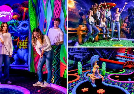 Glowgolf + evt. drankje in hartje Rotterdam