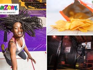 Jumpen (1,5 of 2 uur) + jumpsokken + zakje chips + evt. slush