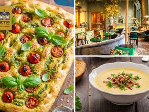 2-gangen keuzelunch bij Brasserie en Boutiquehotel STAATS